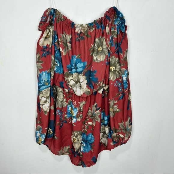 PEACH LOVE NWT floral longsleeve romper X6 - Picture 6 of 7